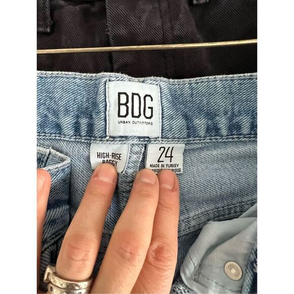 BDG  light blue high-rise, baggy jeans 24 - Picture 2 of 5